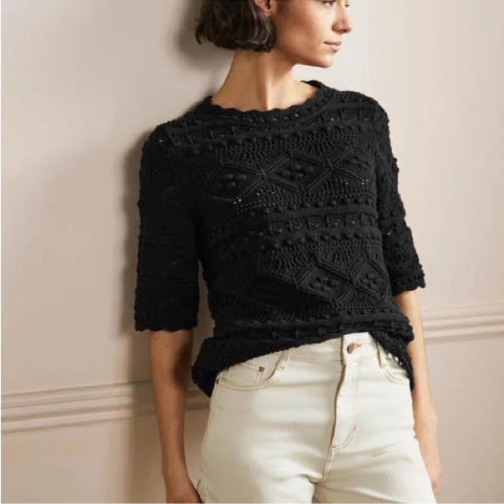 Boden Claudia Textured Knit Top